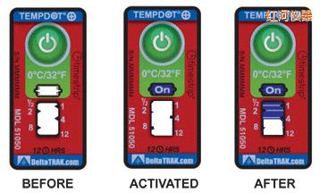紅河溫度指示標(biāo)簽 累計(jì)上升時(shí)間/溫度的標(biāo)簽