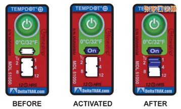 張家口溫度指示標(biāo)簽 累計上升時間/溫度的標(biāo)簽